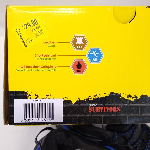 Herman Survivors Women's Cary Size 6 Medium Soft Toe Work Shoes NIB & NWT - Picture 9 of 13